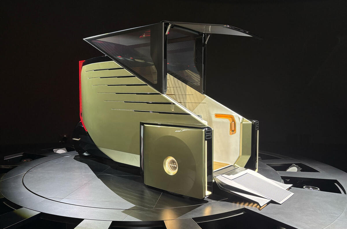 Lexus Micro LS Tokyo motor show 2025 front quarter Lexus Micro LS Tokyo motor show 2025 front quarter