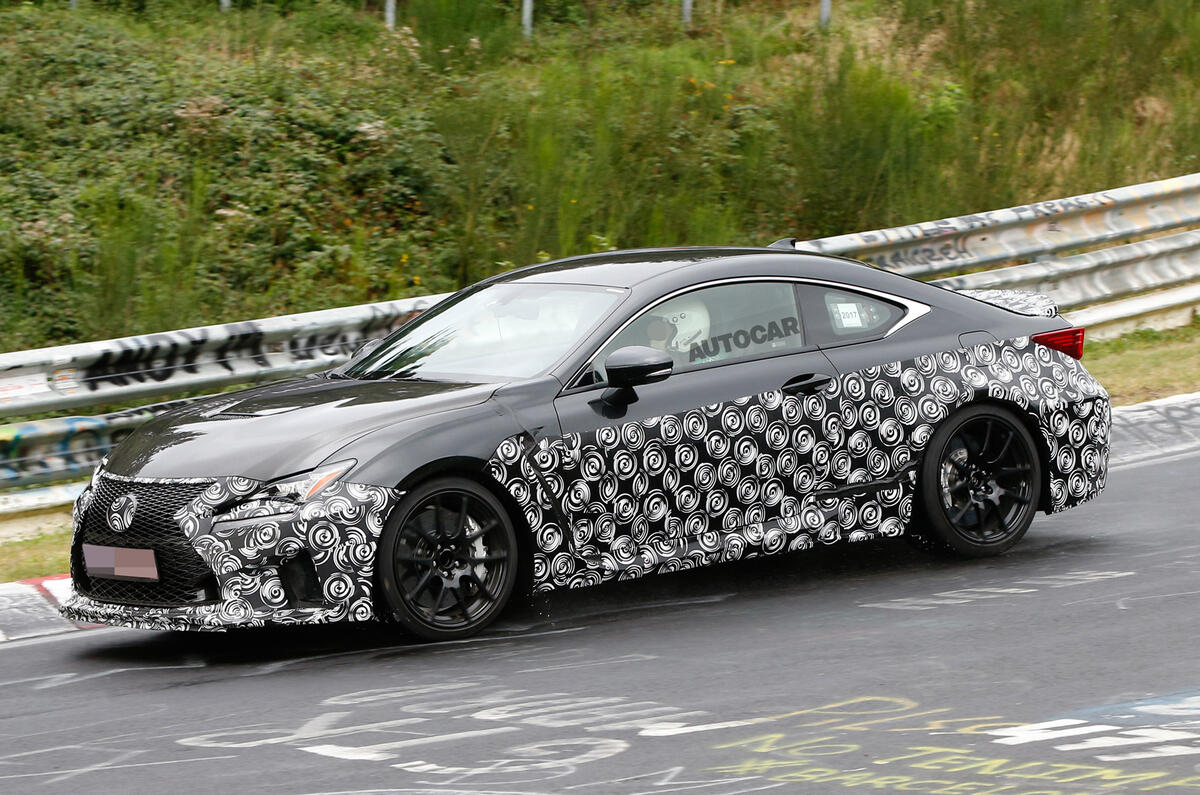 Facelifted Lexus RC F to use more powerful atmospheric V8