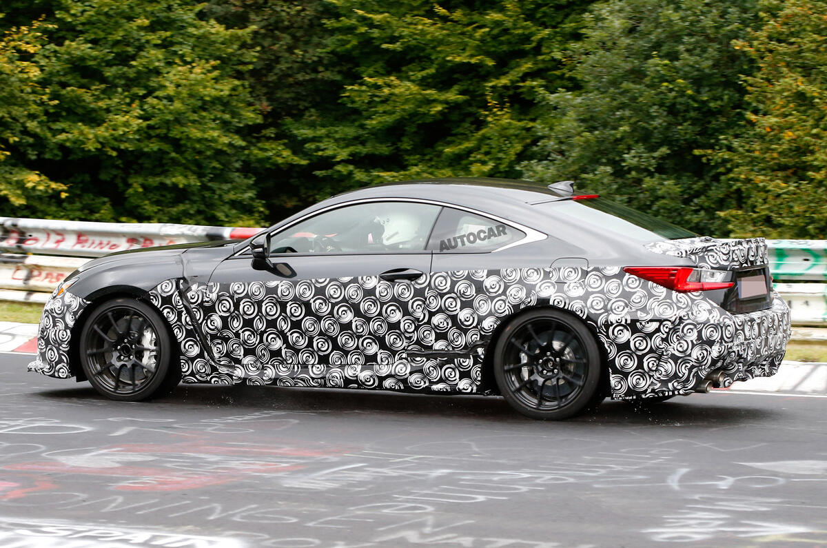 Facelifted Lexus RC F to use more powerful atmospheric V8
