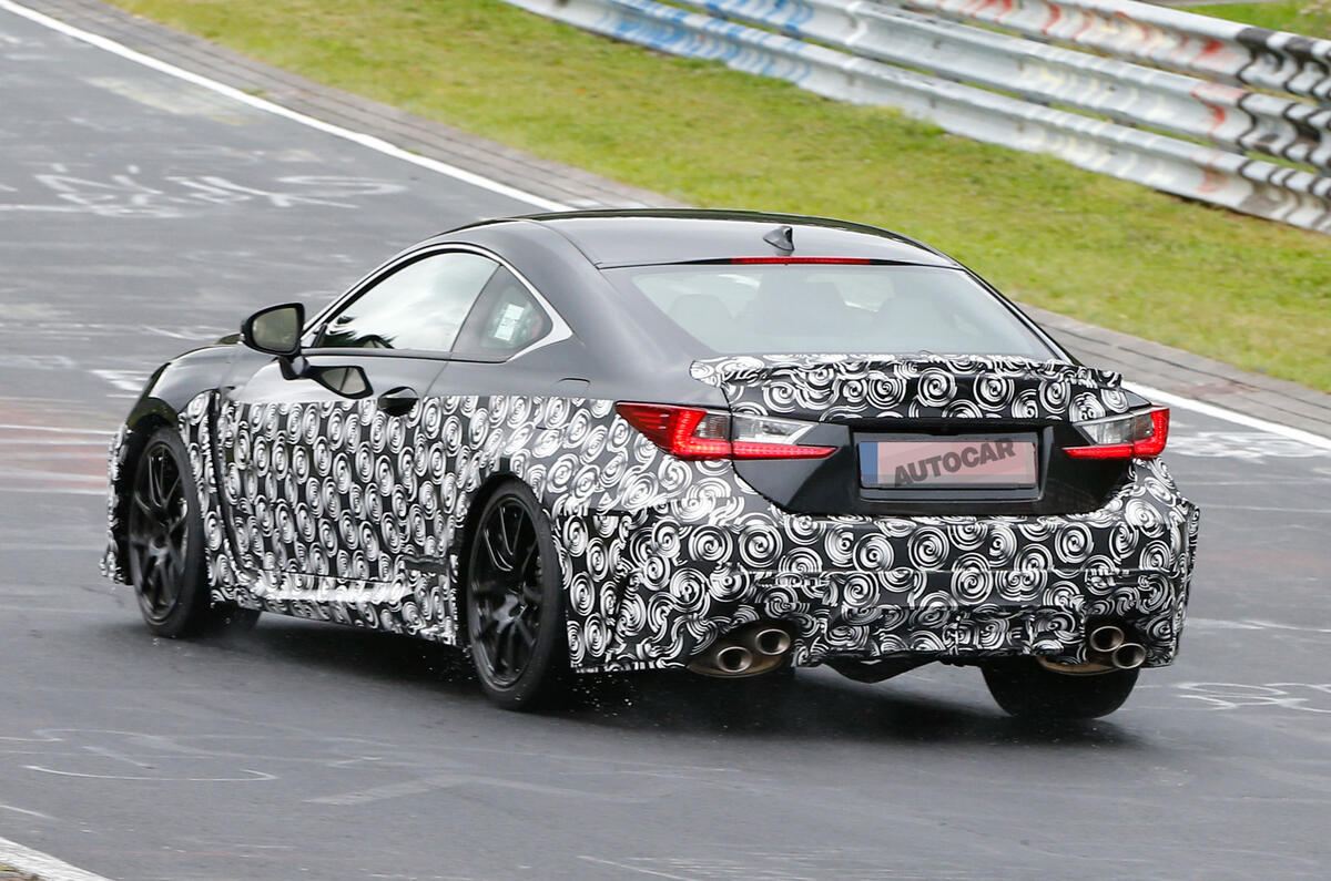 Facelifted Lexus RC F to use more powerful atmospheric V8