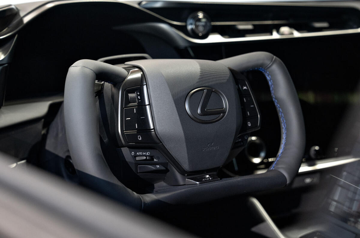 Lexus RZ F Sport 2025 yoke Lexus RZ F Sport 2025 yoke