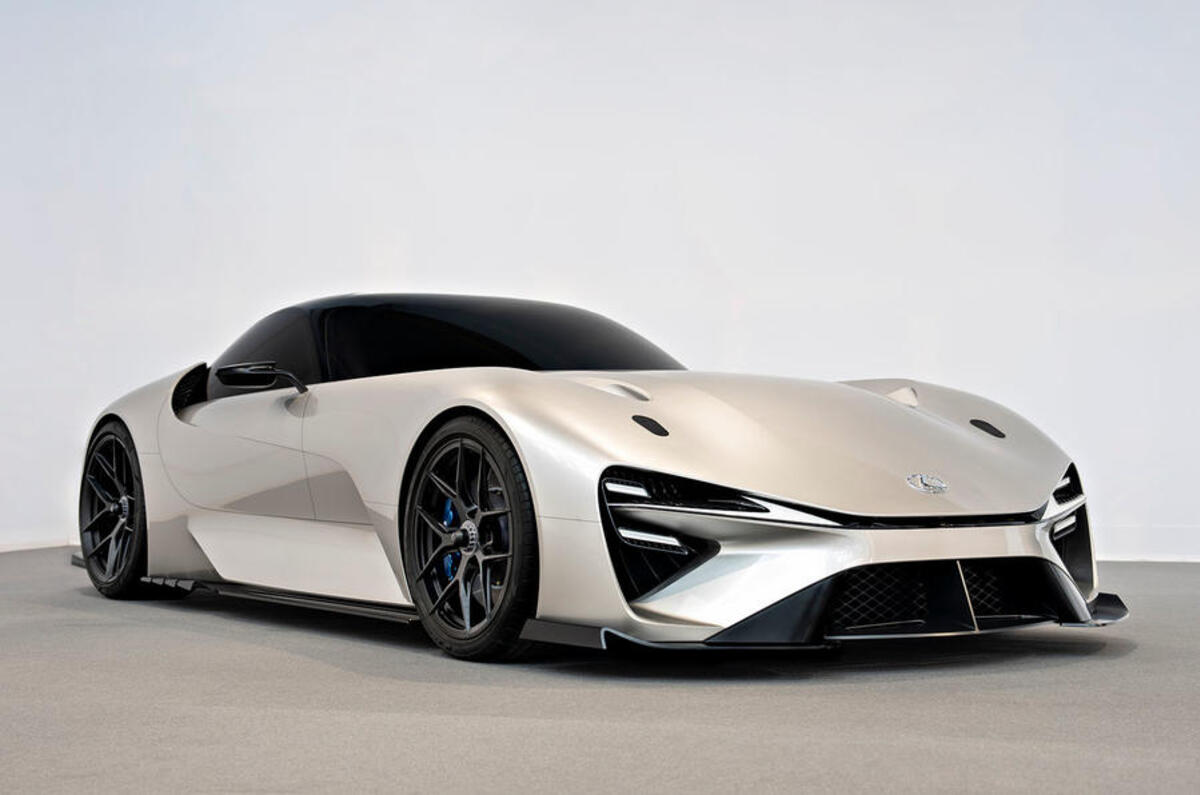 lexus electrified concept front three quarter lexus electrified concept front three quarter