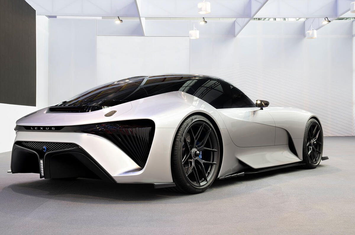 Lexus Electrified Concept rear three quarter Lexus Electrified Concept rear three quarter