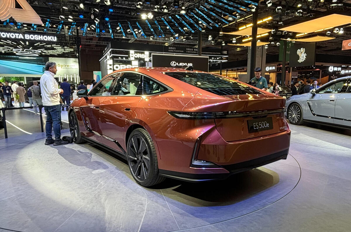 Lexus ES EV 500e rear Lexus ES EV 500e rear