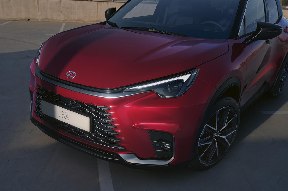 Lexus LBX front quarter