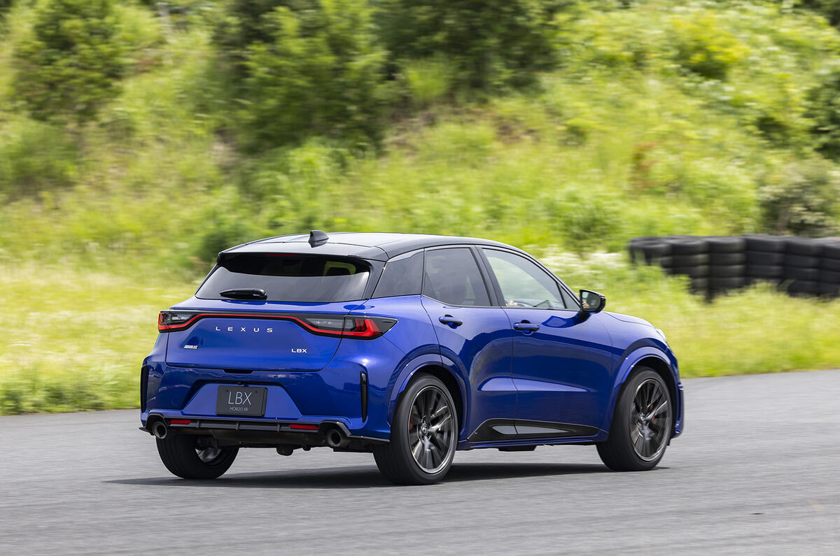 Lexus LBX Morizo RR rear corner Lexus LBX Morizo RR rear corner