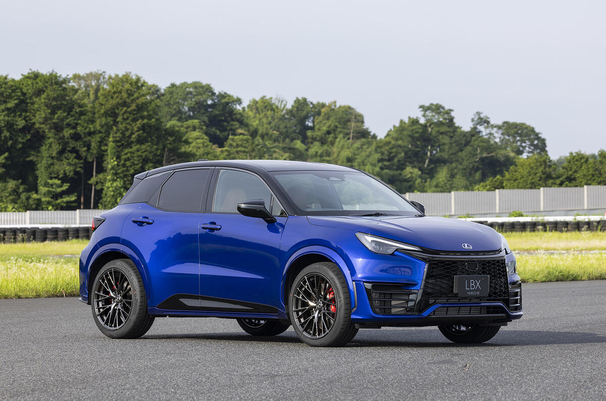 Lexus LBX Morizo RR static front34 Lexus LBX Morizo RR static front34