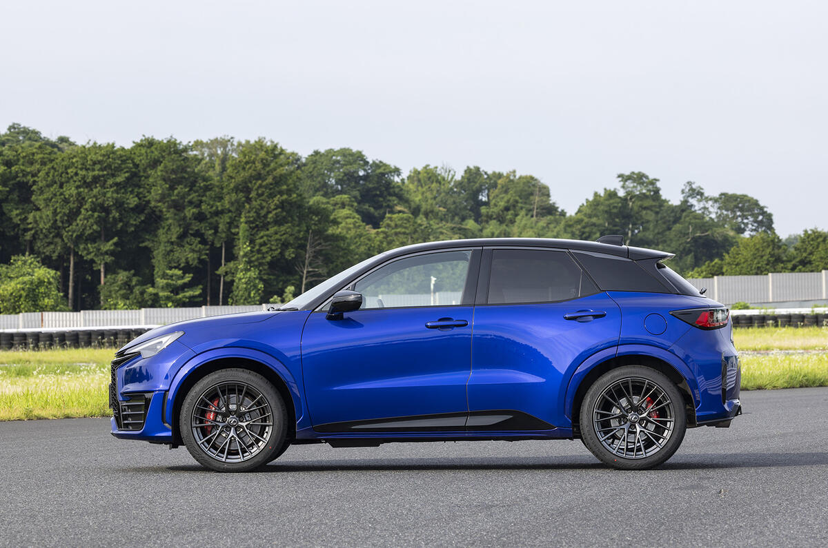 Lexus LBX Morizo RR static profile Lexus LBX Morizo RR static profile