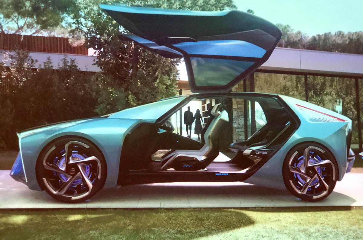 Lexus LF-30 concept - side profile