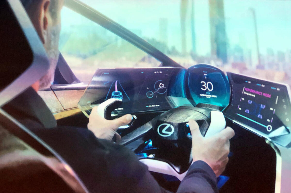 Lexus LF-30 concept - dashboard