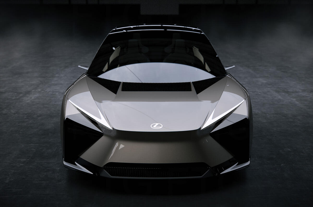 Lexus LF ZC concept front head on