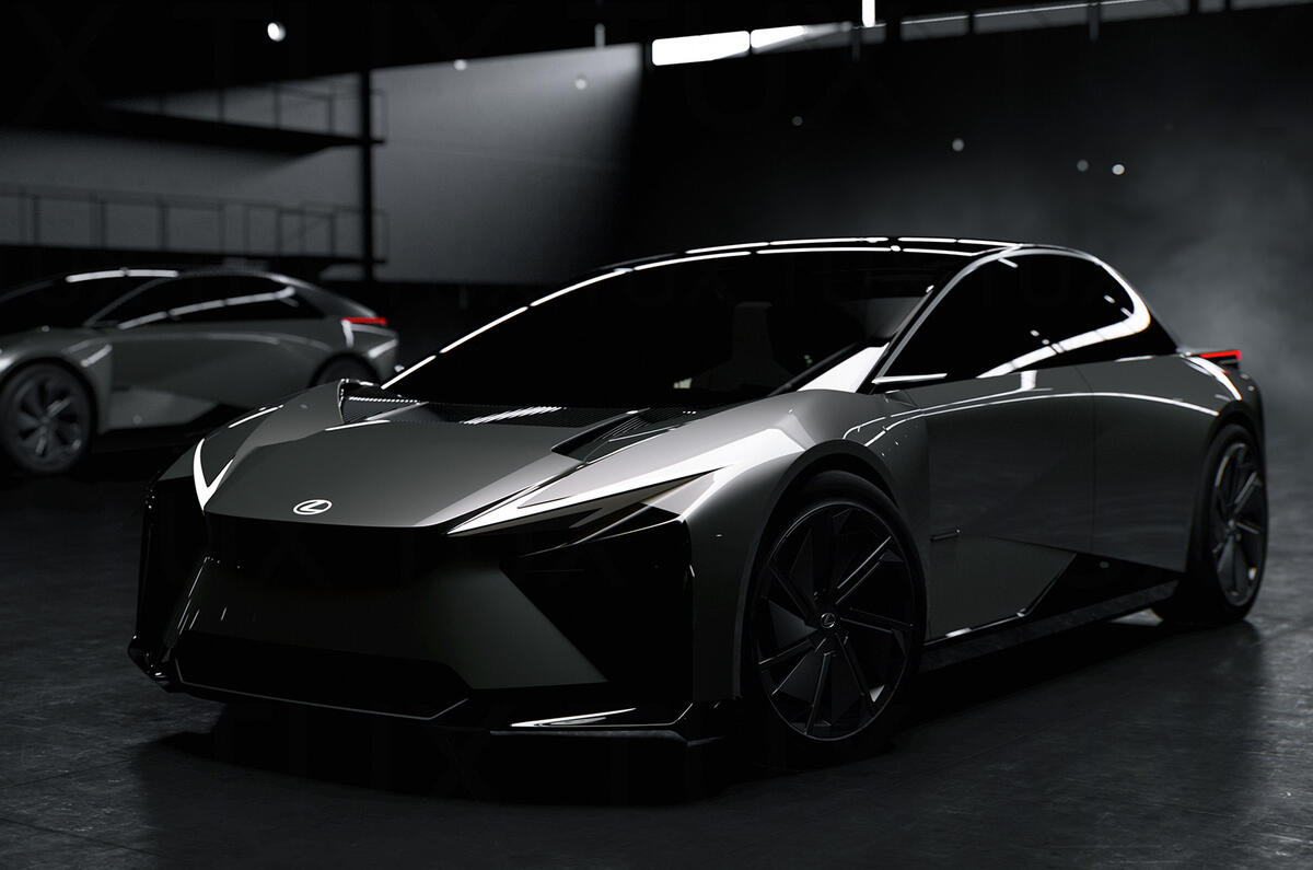 Lexus LF ZC concept in garage