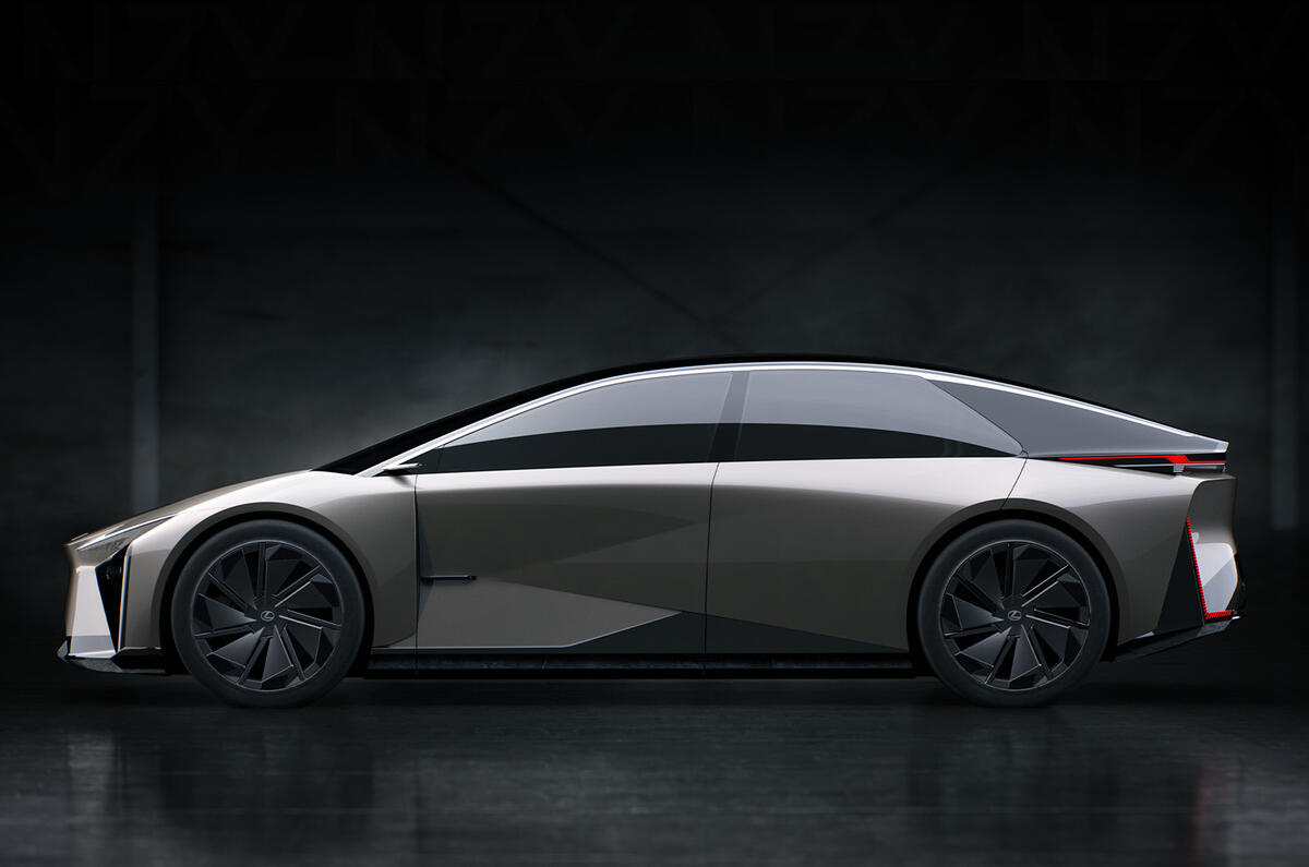 Lexus LF ZC concept side shadows