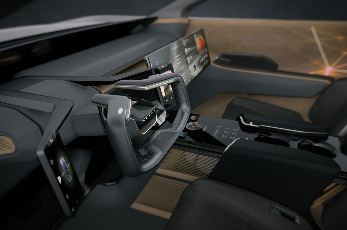 Lexus LF ZL concept steering wheel