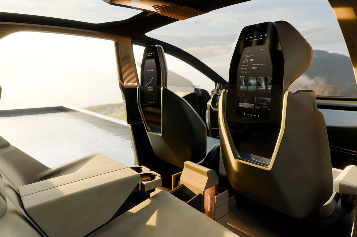 Lexus LS Coupe interior rear 1 Lexus LS Coupe interior rear 1