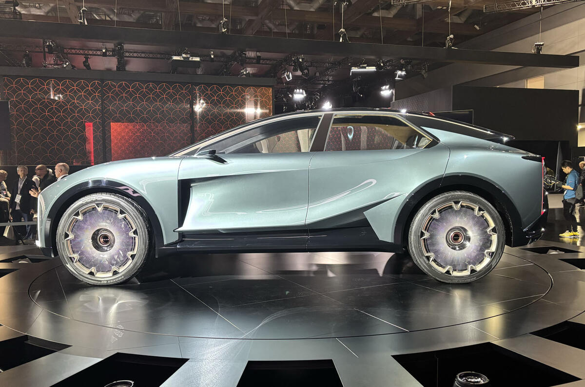 Lexus LS Coupe side Lexus LS Coupe side