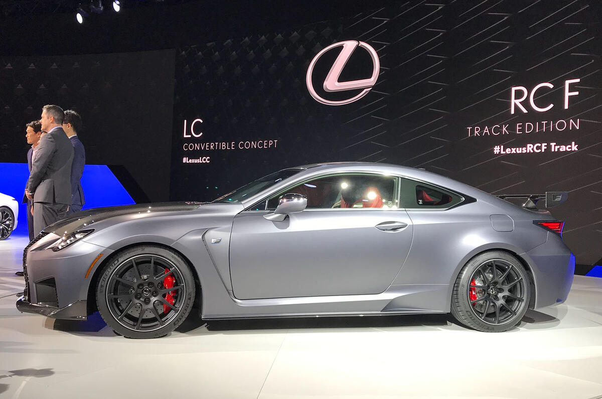 Lexus RC F Track Edition side