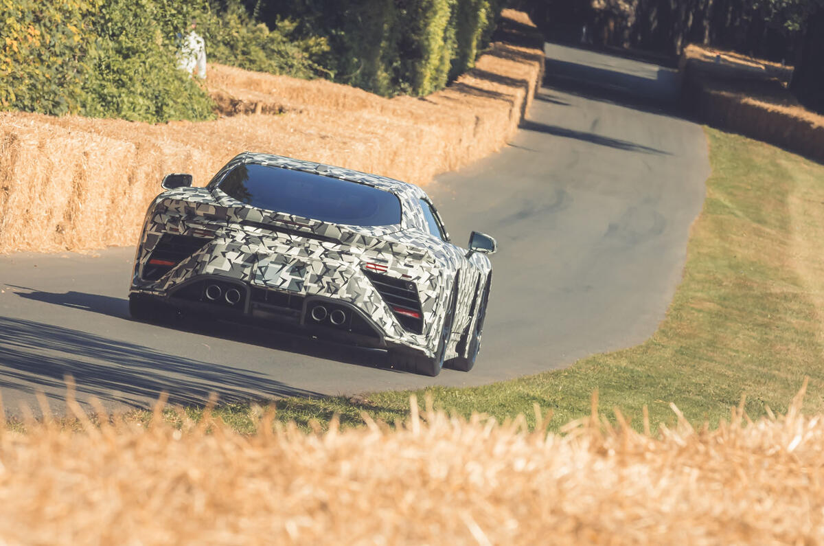 Lexus Toyota GR test mule goodwood rear road car 2