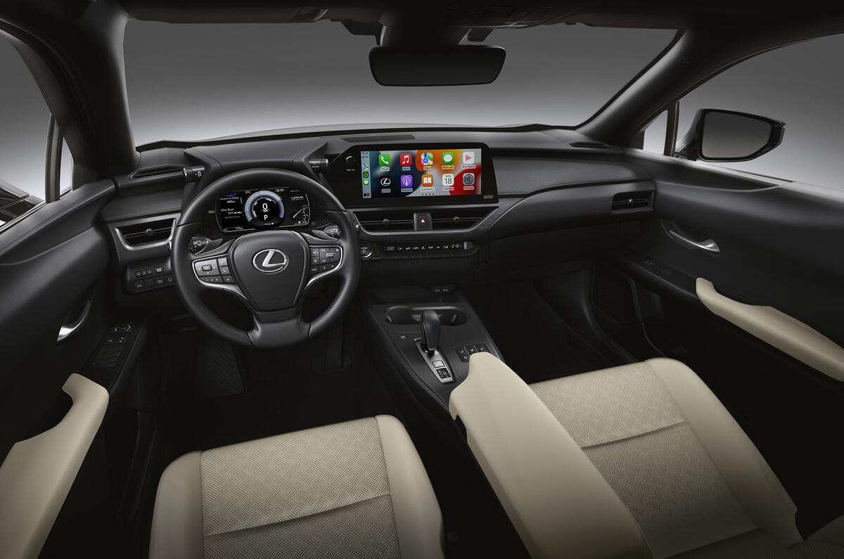 Lexus ux300e interior