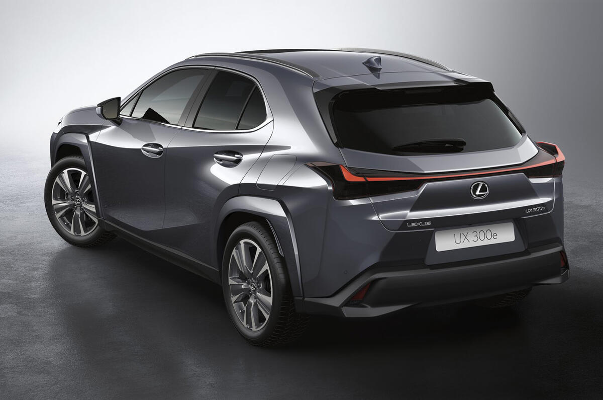 Lexus ux300e rear static