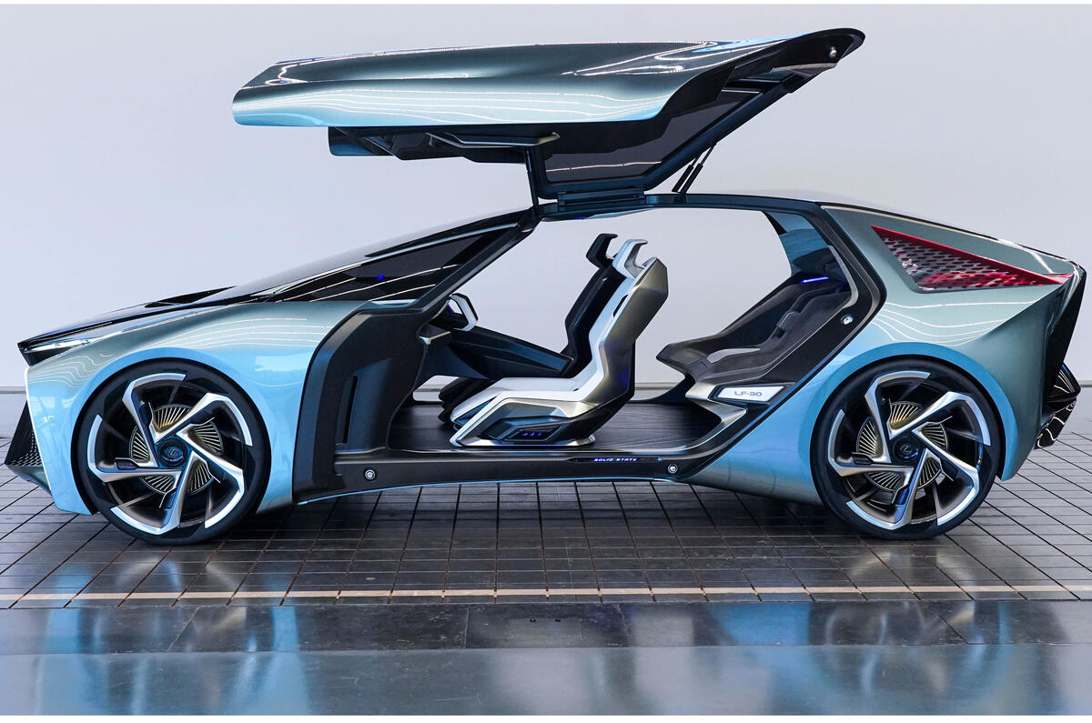 Lexus LF-30 concept - side doors open
