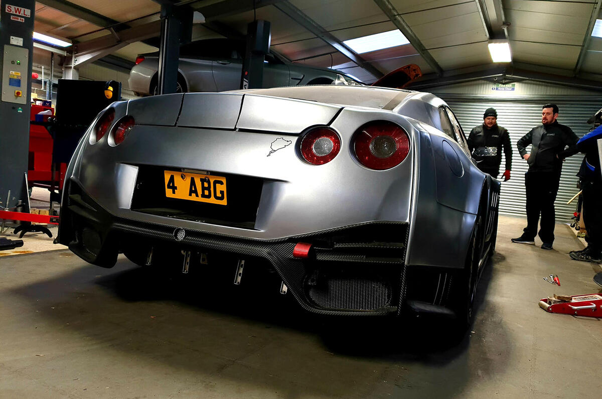 Litchfield Nissan GT-R Nurburgring record attempt - rear