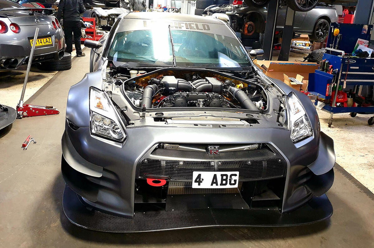 Litchfield Nissan GT-R Nurburgring record attempt - front