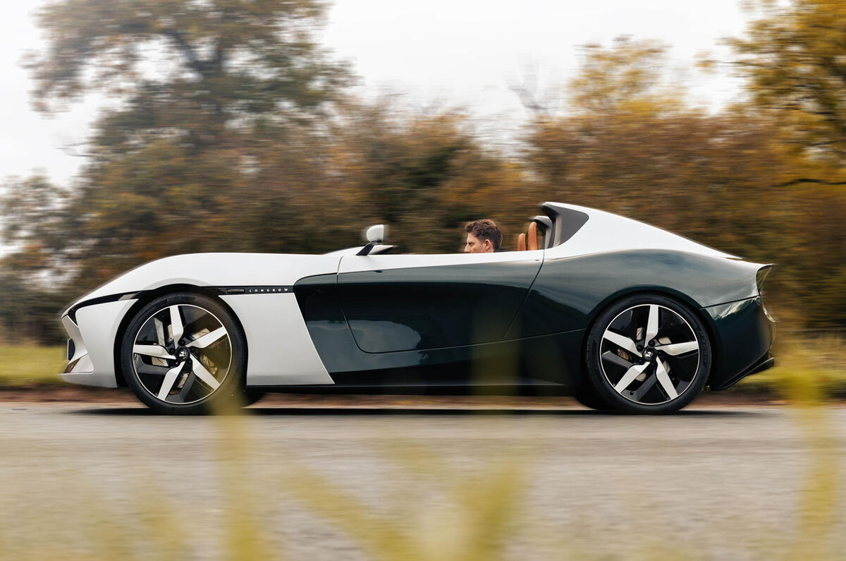 Longbow Speedster proto side Longbow Speedster proto side