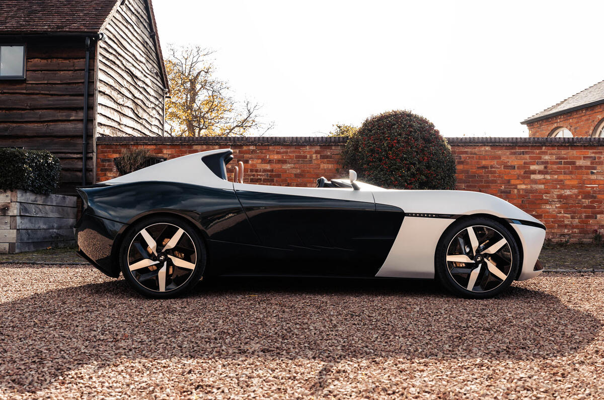 Longbow Speedster proto side static Longbow Speedster proto side static