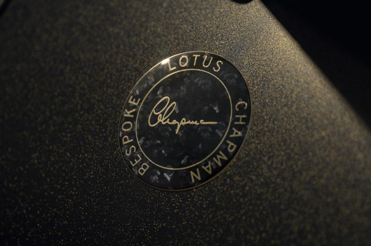 lotus chapman bespoke badge