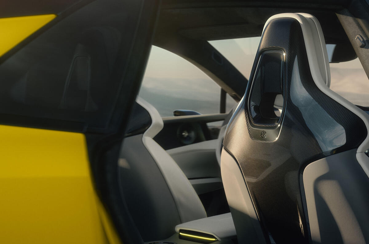 Lotus Emeya 2024 rear seat back Lotus Emeya 2024 rear seat back