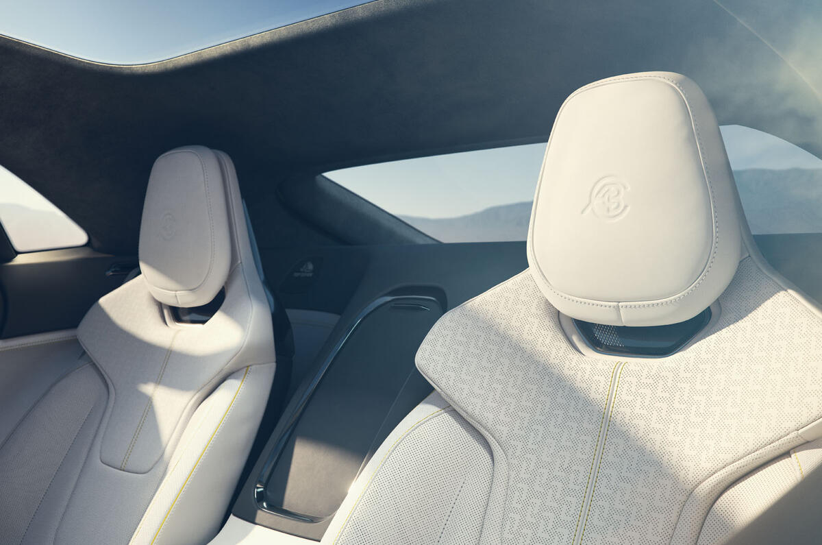 Lotus Emeya 2024 rear seats Lotus Emeya 2024 rear seats