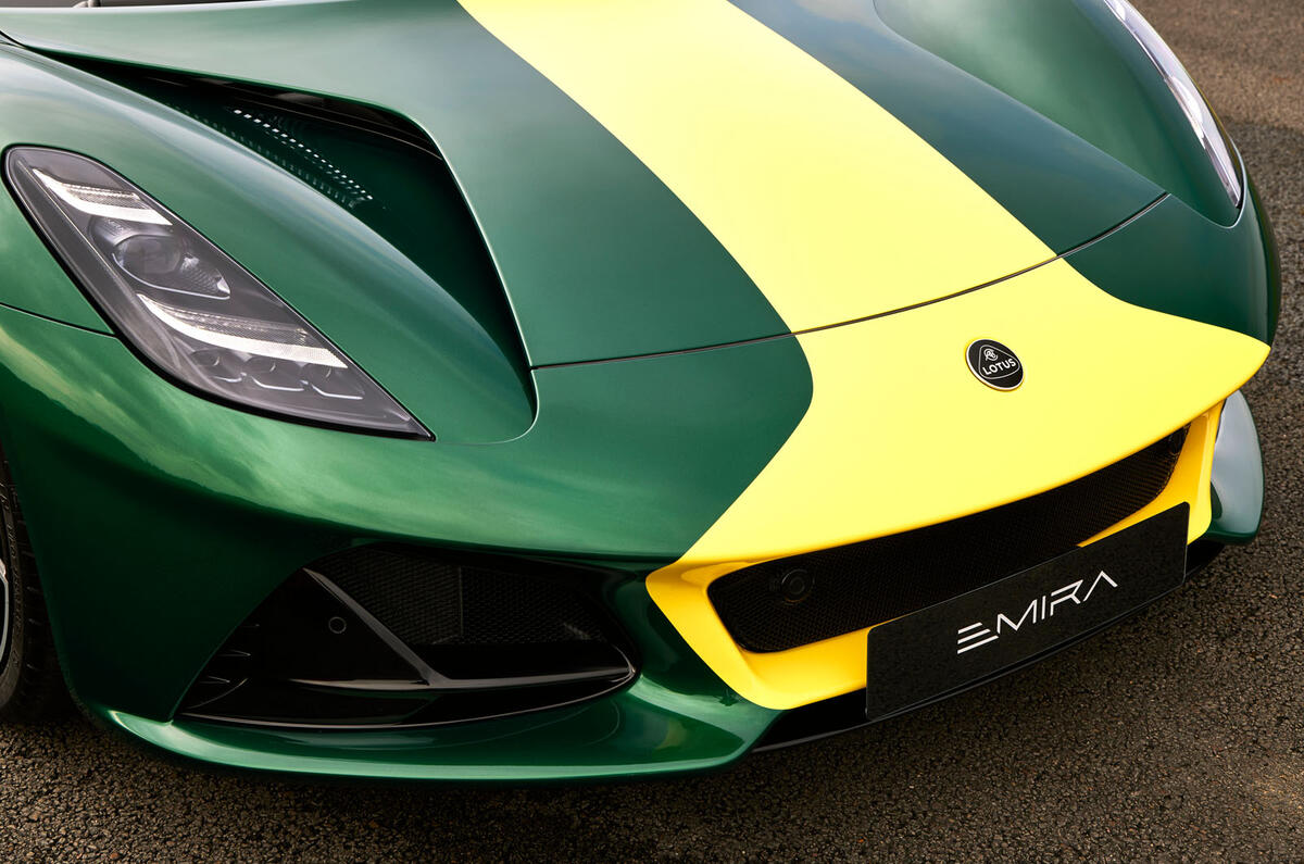 Lotus Emira Clark Edition front close Lotus Emira Clark Edition front close