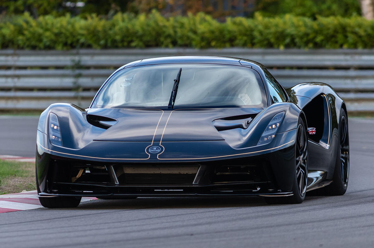 Lotus Evija Fittipaldi front