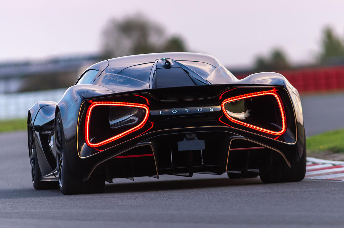 Lotus Evija Fittipaldi rear left