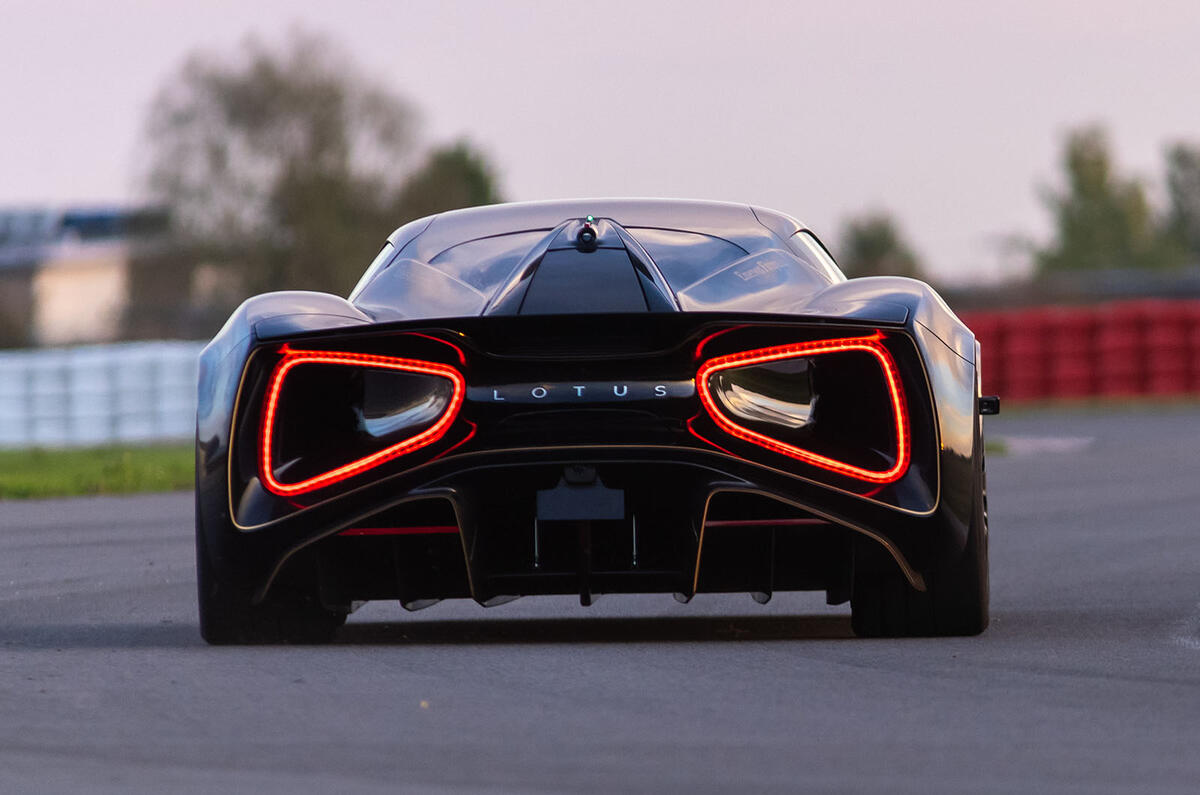 Lotus Evija Fittipaldi rear