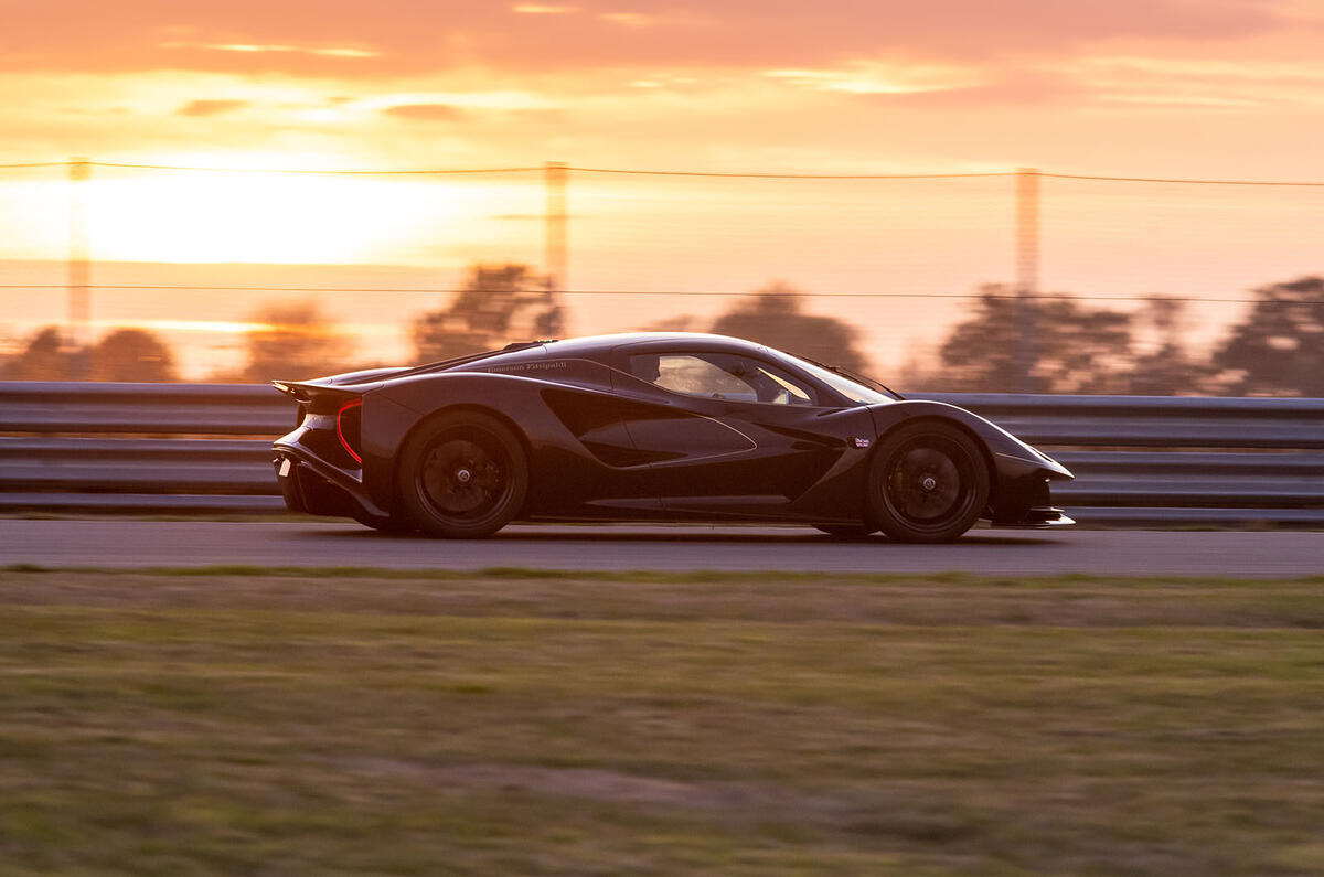 Lotus Evija Fittipaldi side