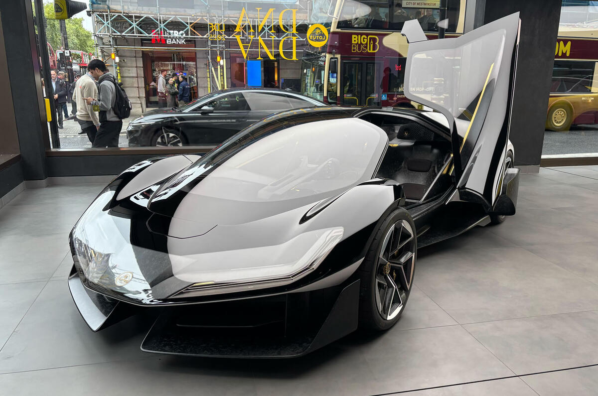 Lotus Theory 1 Mayfair front quarter