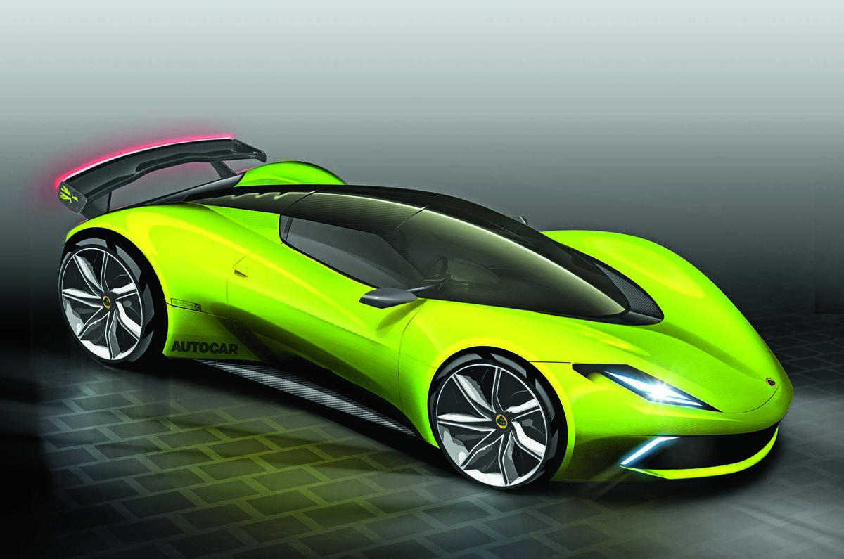 Lotus Type 130 hypercar render