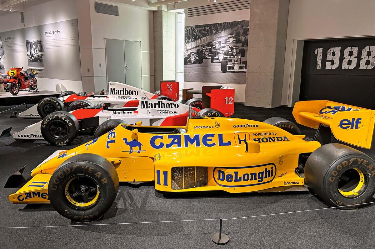 Lotus 99T, McLaren MP4:4 and McLaren MP4:6 Lotus 99T, McLaren MP4:4 and McLaren MP4:6