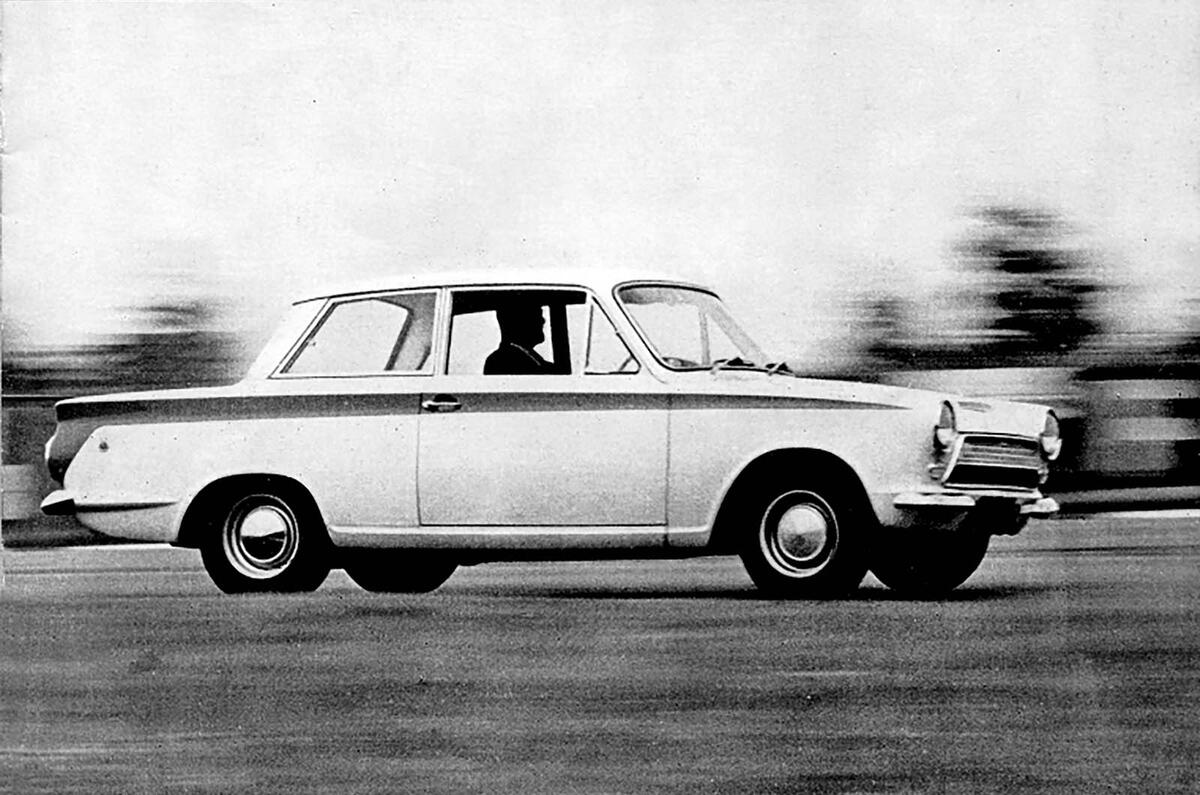 Lotus Cortina front three quarter