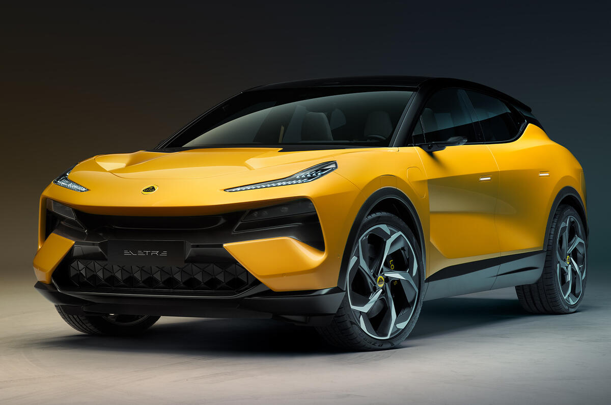 Lotus Eletre front lead