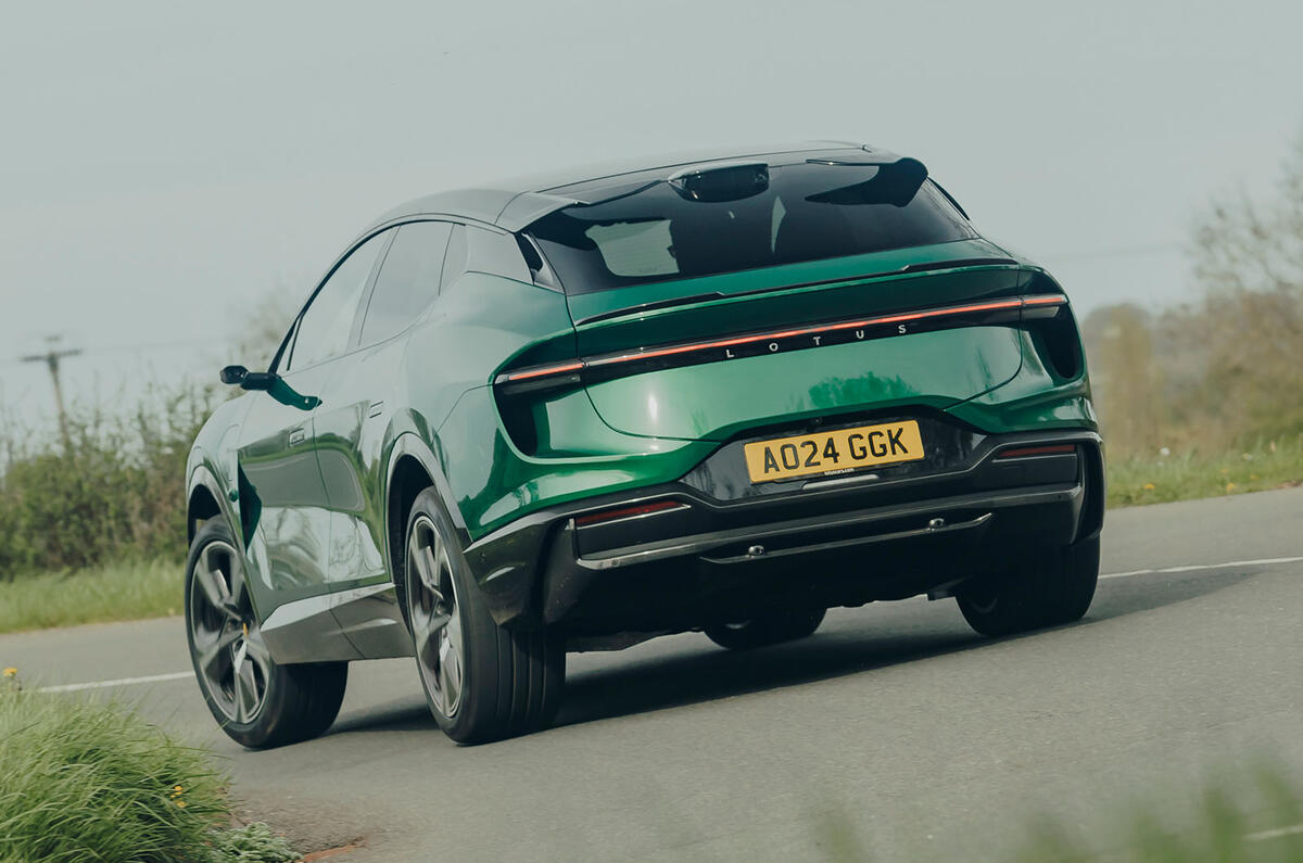 Lotus Eletre rear left quarter Lotus Eletre rear left quarter