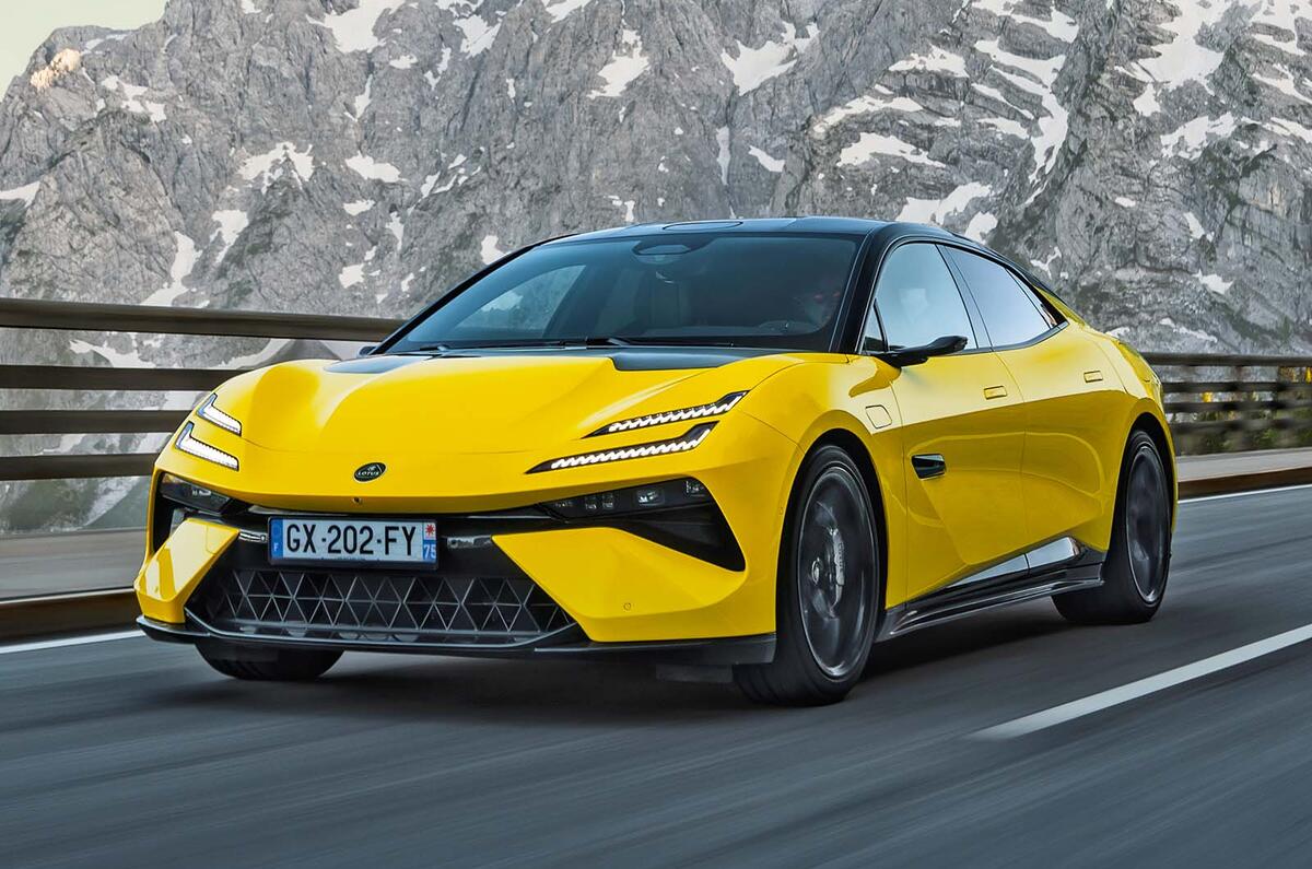 Lotus Emeya S front three quarter