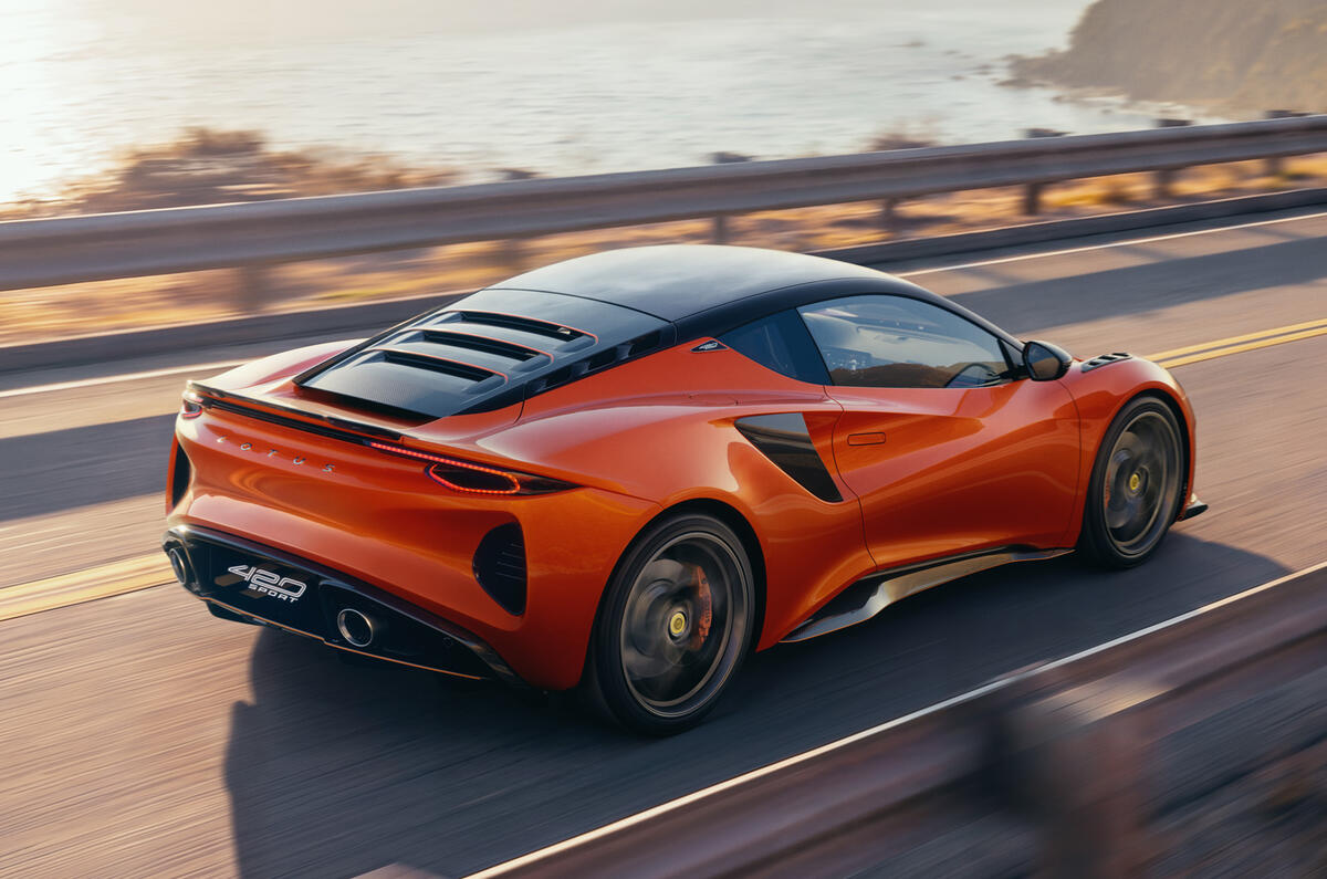 Lotus Emira 420 Sport Rear Driving