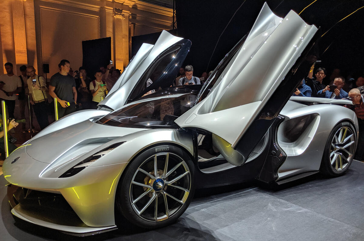 Lotus Evija official reveal - doors up