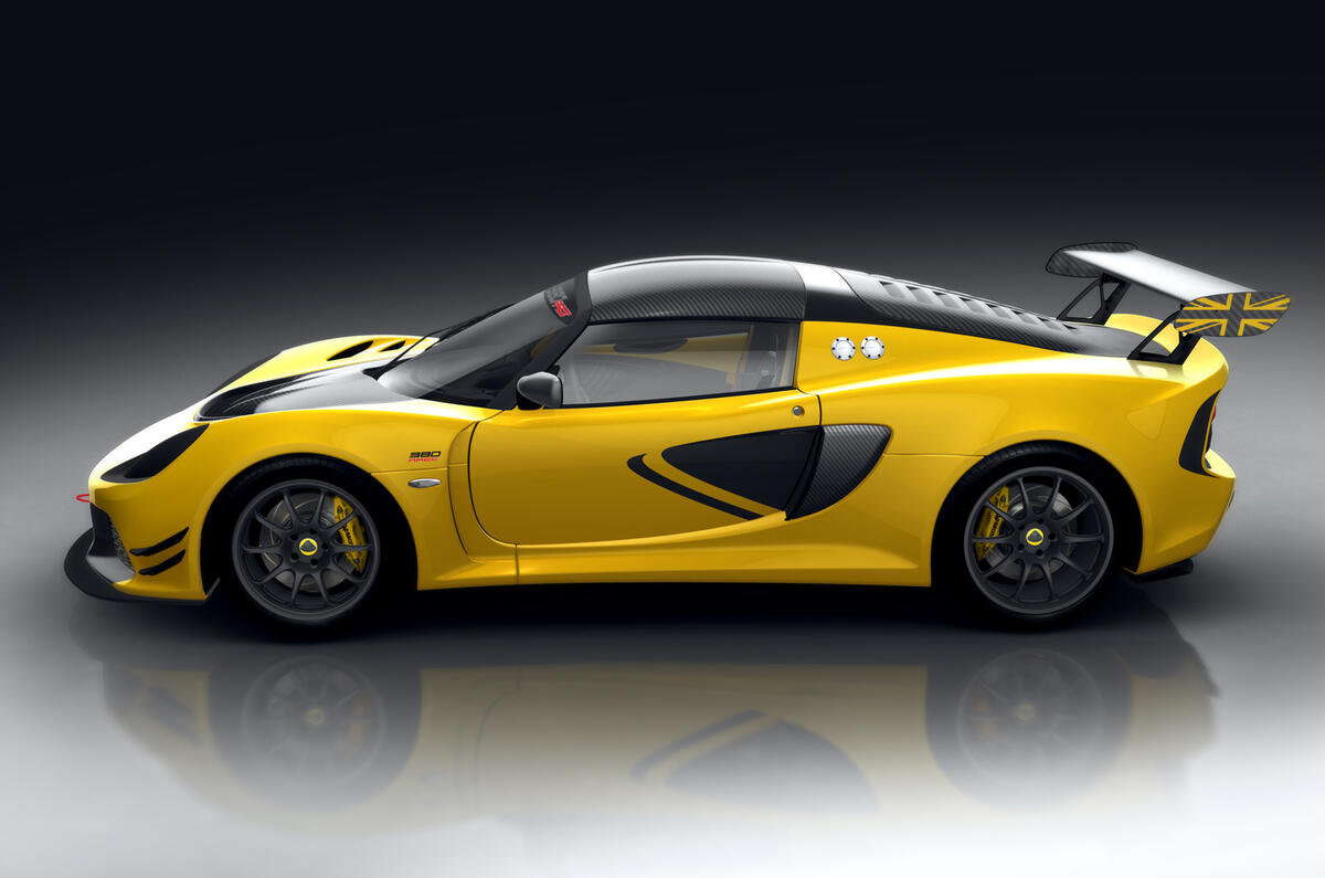 998kg Lotus Exige Race 380 racing model revealed