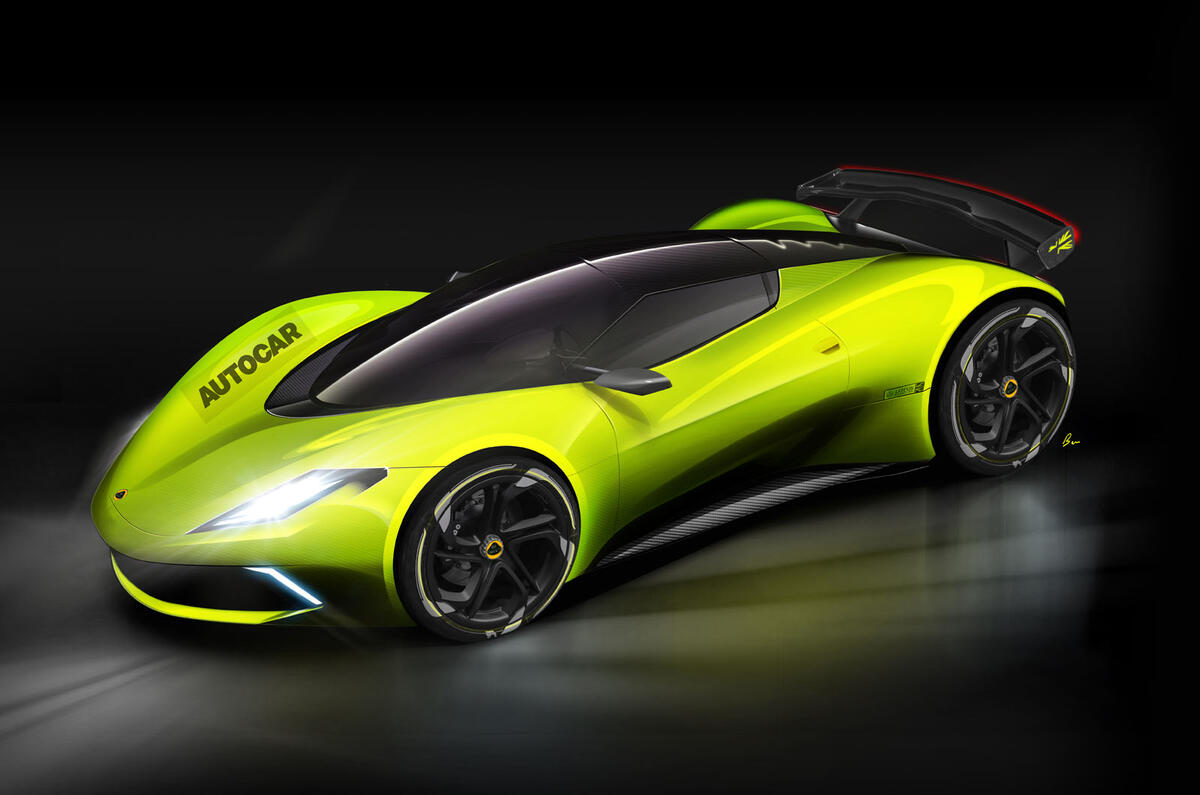 Lotus hypercar render