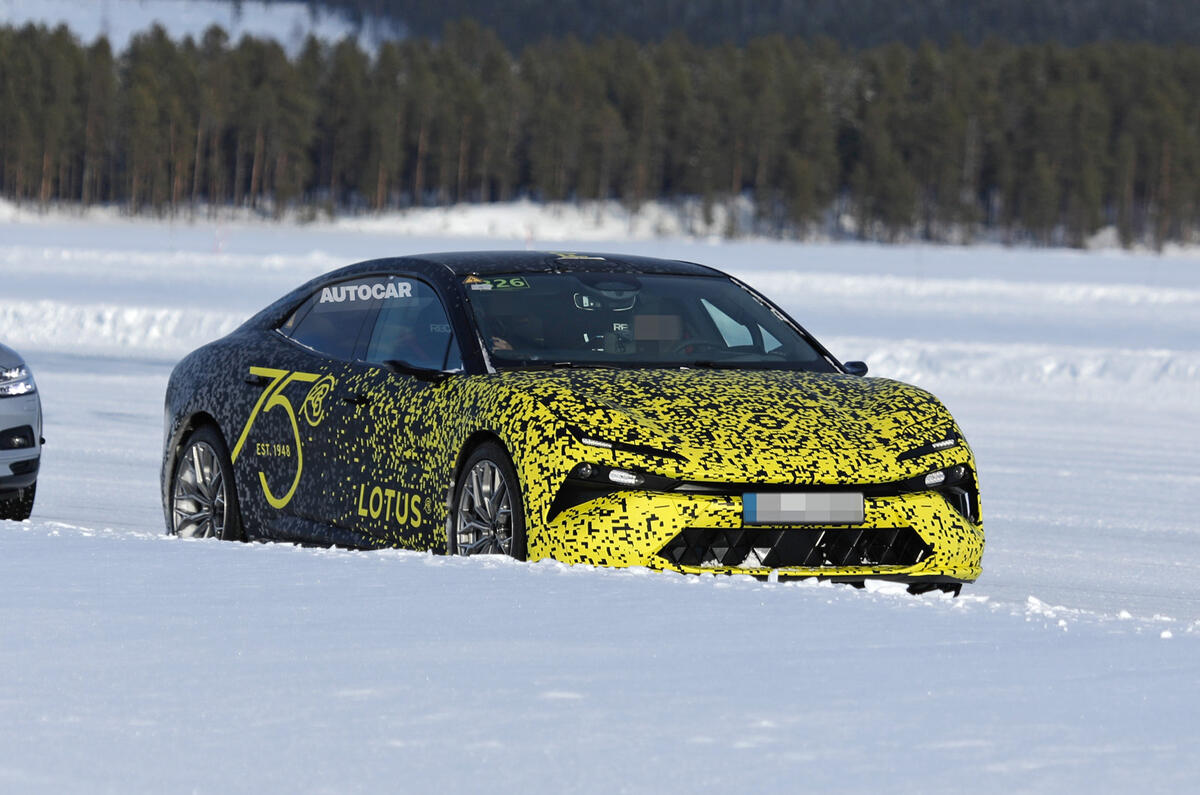 Lotus Type 133 front snow 2