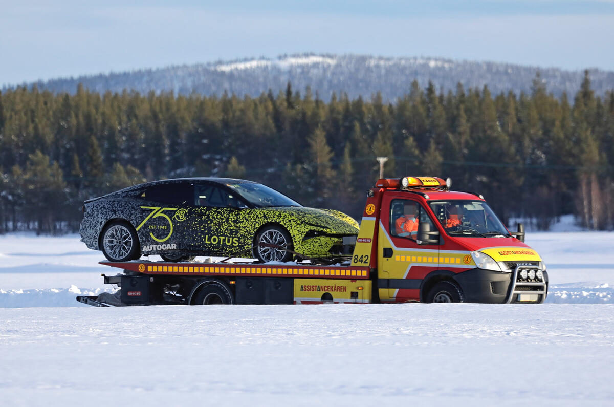 Lotus Type 133  on truck